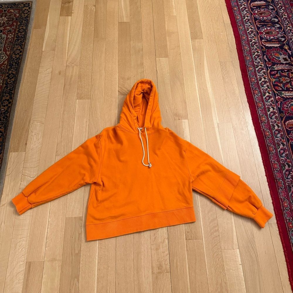 Orange Hoodie Sweatshirt
